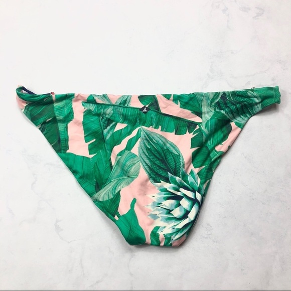 [Sperry] Knot Green Plant Printed Bikini Bottoms - Picture 2 of 4